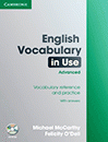 کتاب زبان انگلیش وکبیولری این یوز English Vocabulary in Use Advanced