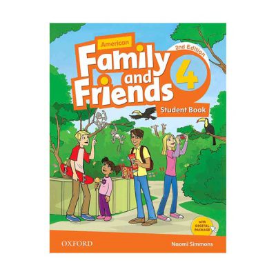 کتاب زبان کودکان آمریکن فمیلی اند فرندز چهار ویرایش دوم American Family and Friends 4 (2nd)+CD