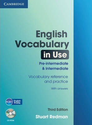 کتاب زبان انگلیش وکبیولری این یوز English Vocabulary in Use Pre-Intermediate & Intermediate