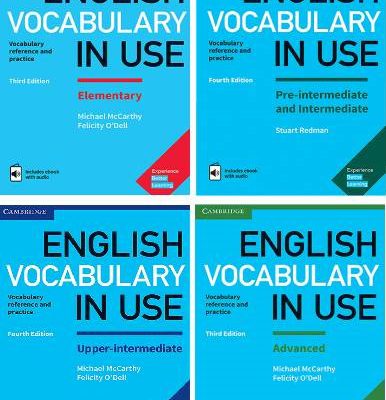 پکیج 4 جلدی انگلیش وکب این یوز بریتیش English Vocabulary in Use با تخفیف 50 درصد