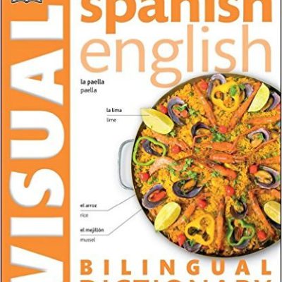 کتاب زبان Bilingual visual dictionary Spanish - English