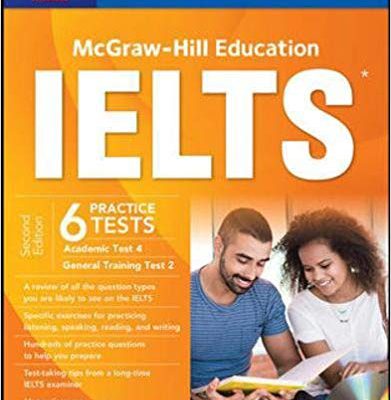 کتاب زبان مک گرو هیل ادجوکیشن آیلتس پرکتیس تست McGraw-Hill Education IELTS 6 Practice Tests 2nd
