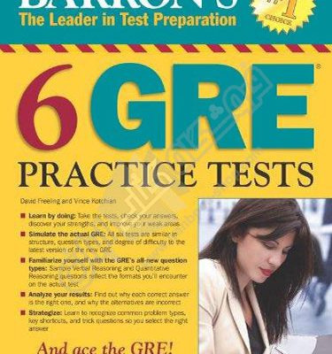 کتاب جی ار ای پراکتیس تست 6GRE Practice Tests
