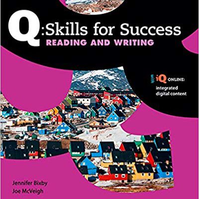 کتاب کیو اسکیلز Q Skills for Success Intro Reading and Writing 2nd+CD