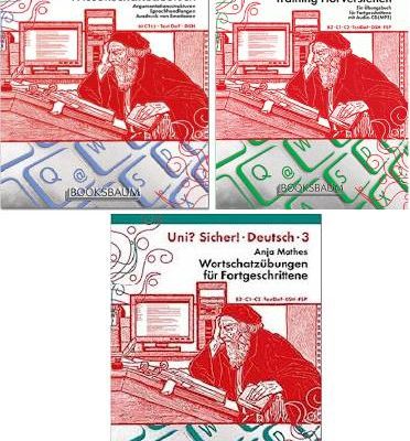 مجموعه 3 جلدی کتاب زبان آلمانی یونی زیشا UNI SICHER با تخفیف 50 درصد