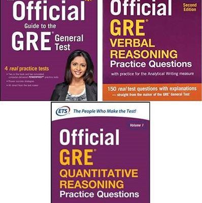 مجموعه 3 جلدی کتاب آزمون افیشیال گاید تو د جی آر ای The Official Guide to the GRE با تخفیف 50 درصد