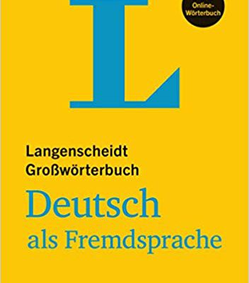 کتاب زبان آلمانی لانگیشایت آلمانی به آلمانی Langenscheidt Großwörterbuch Deutsch als Fremdsprache رنگی