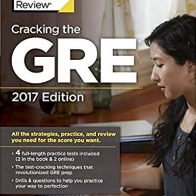 کتاب کرکینگ جی ار ای Cracking the GRE with 4 Practice Tests 2017