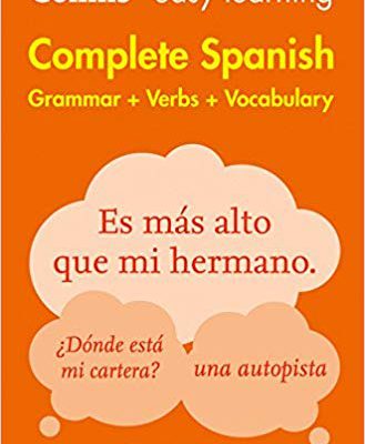 کتاب زبان (Complete Spanish Grammar Verbs Vocabulary: 3 Books in 1 (Collins Easy Learning