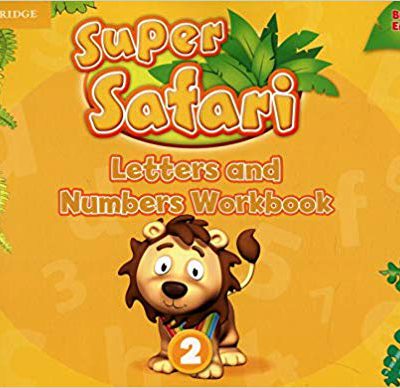 کتابکار زبان سوپر سافاری لترز اند نامبرز Super Safari 2 Letters and Numbers Workbook