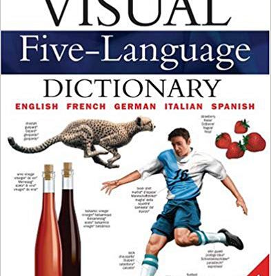 کتاب زبان Visual Five Language Dictionary