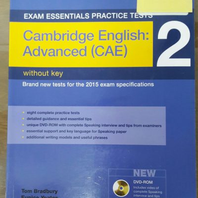 کتاب اگزم اسنشیال Exam Essentials Practice Tests Advanced (CAE) 2+CD