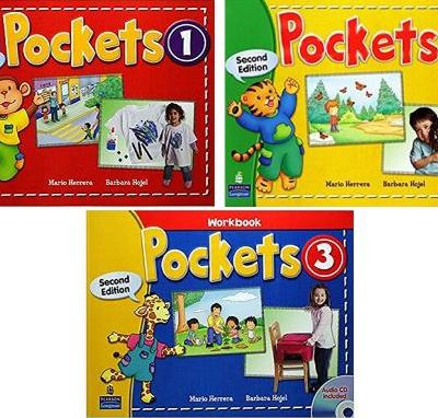 مجموعه 3 جلدی کتاب آموزش کودکان پاکتز Pockets با تخفیف 50 درصد