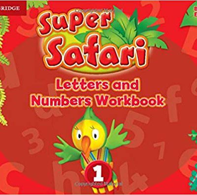 کتابکار زبان سوپر سافاری لترز اند نامبرز Super Safari 1 Letters and Numbers Workbook