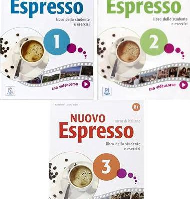 مجموعه 3 جلدی کتاب ایتالیایی نوو اسپرسو Nuovo Espresso تمام رنگی با 50 درصد تخفیف